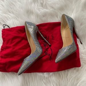 Christian Louboutin Silver So Kate’s 120